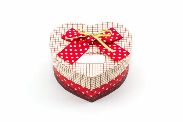 Confezione regalo a forma di cuore . — Foto Stock