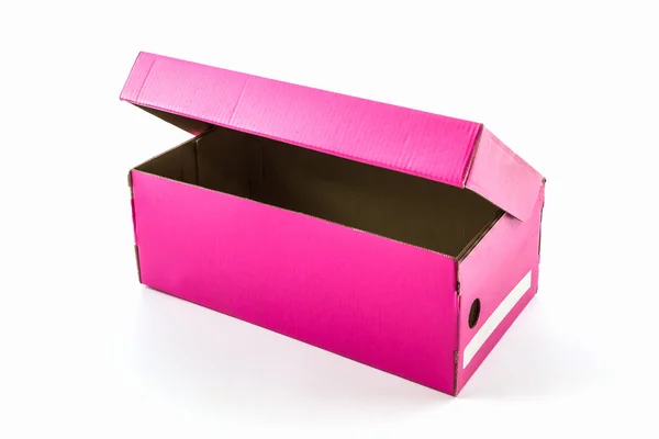 Caja de zapatos rosa . — Foto de Stock