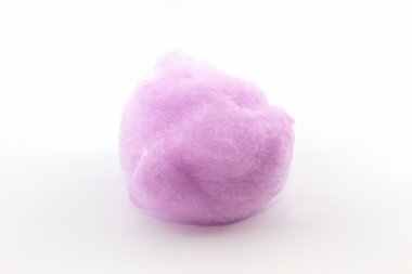 Purple spun sugar, Cotton Candy.  clipart
