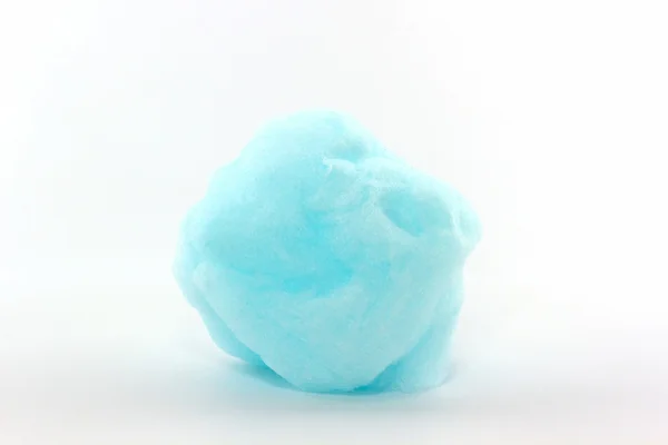 Blau gesponnener Zucker, Zuckerwatte. — Stockfoto