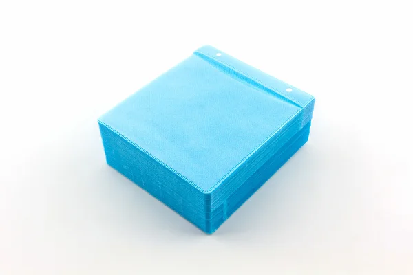 Caja de papel CD azul . —  Fotos de Stock