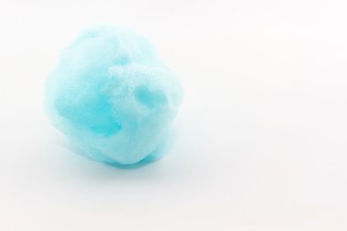 Mavi spun şeker, pamuk şeker. 