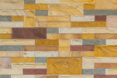 renkli tuğla duvar dokusu arka plan.