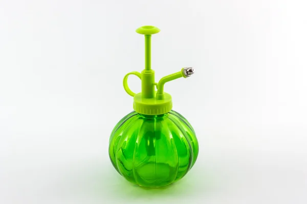 Green spray bottle. — Stock Photo, Image