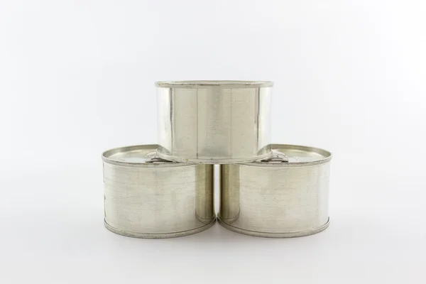 Closeup lata de alumínio . — Fotografia de Stock