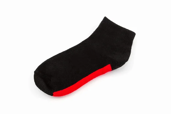 Fekete meleg gyapjú zokni . — Stock Fotó