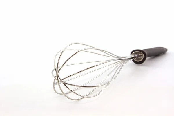 Metal whisk for whipping eggs , House ware. — Stock Photo, Image