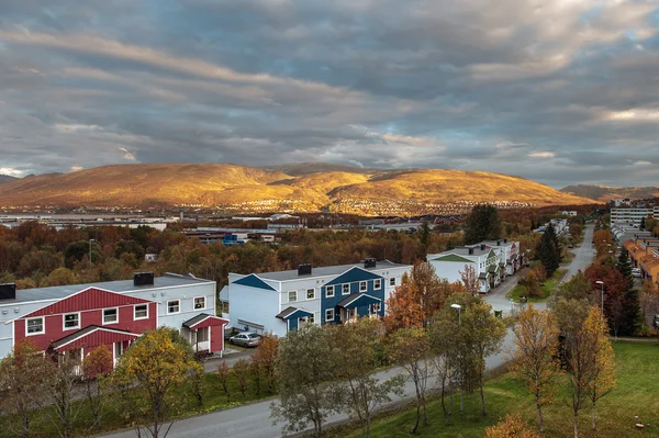 Ősszel, Norvégia. Tromso — Stock Fotó