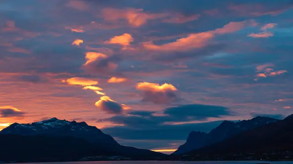 Decadencia del Norte, Tromso — Foto de Stock