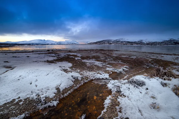 Kano, sunrise. Tromsø — Stockfoto