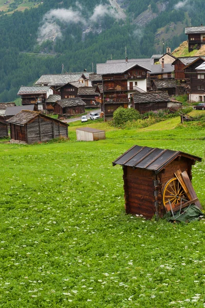 La Sage. Suíça.. Valais — Fotografia de Stock