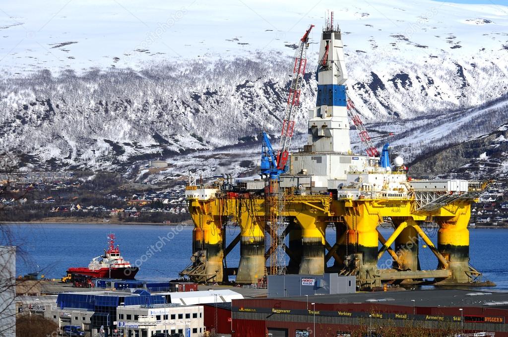 Oil platform in Tromso