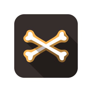 Cadılar Bayramı düz simgesi tasarım vektör çizim ayarla