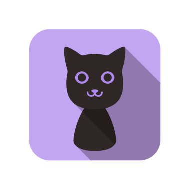 Cadılar Bayramı düz simgesi tasarım vektör çizim ayarla