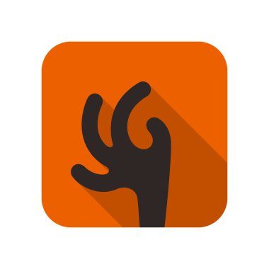 Cadılar Bayramı düz simgesi tasarım vektör çizim ayarla