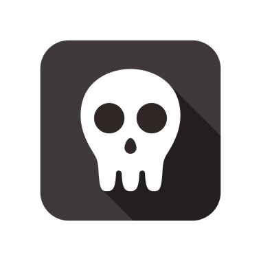 Cadılar Bayramı düz simgesi tasarım vektör çizim ayarla