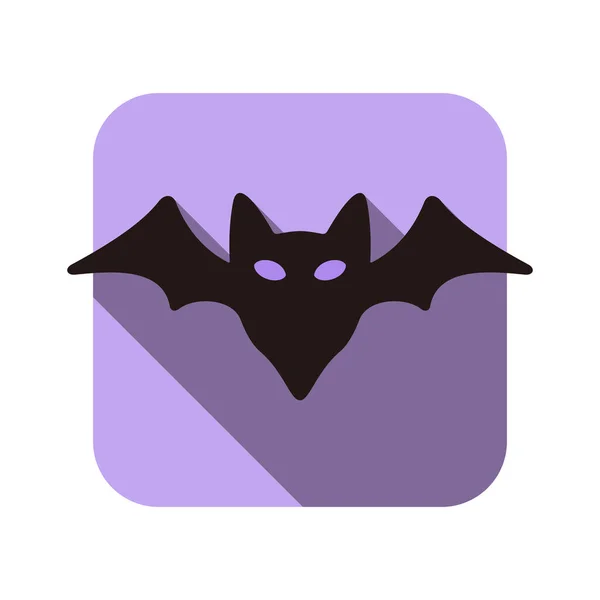 Halloween Flat Icon Design Set Vector Illustration — Stock Vector