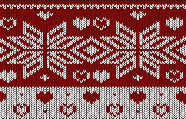 Karlı, kuzeyli, kusursuz Noel şablonu