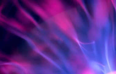 Siyah arkaplanda Plasma Işık Topu