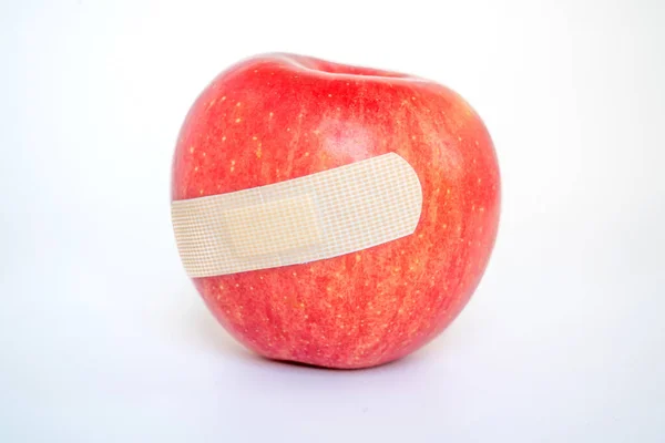 Pansement Bâton Pomme Rouge — Photo