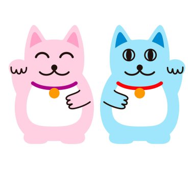 Servet kedi, Lucy kedi, iki kedi, vektör