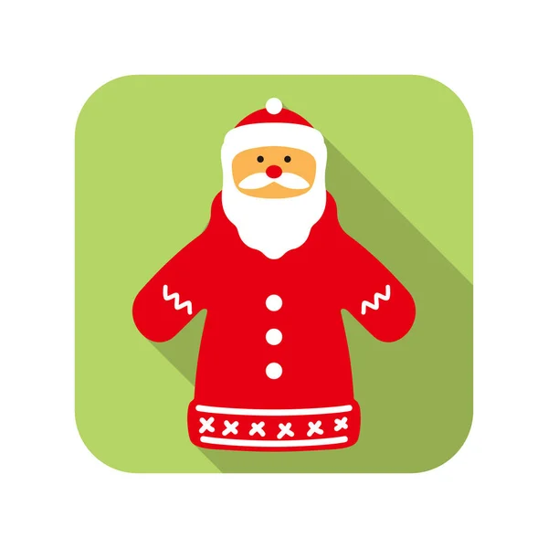 Santa Claus Icondesign — Stockvektor
