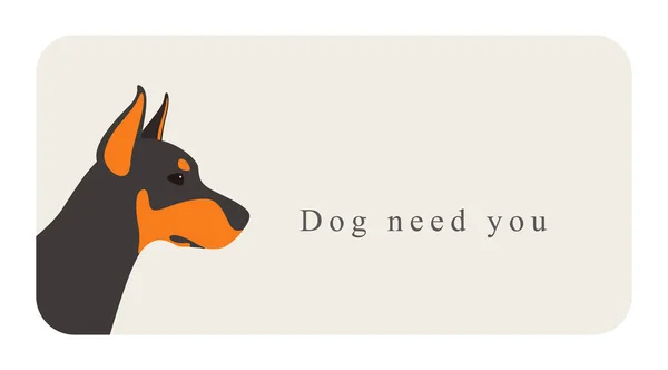 Hund Charakter Hunderasse Cartoon Bild Serie — Stockvektor