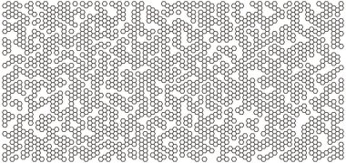 Altıgen noktaların deseni, vektör illüstrasyonları pürüzsüz. Tekrarlanan dijital noktalı altıgen askeri doku geçmişi. Soyut modern kumaş tekstil süsü.