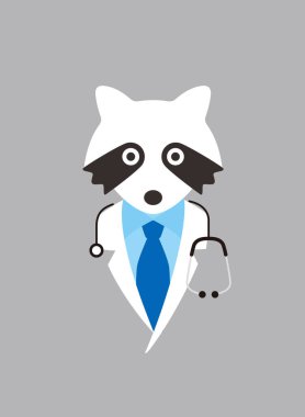 Rakun, giyen bir şey, serin tarzı, Doktor cosplay portresi