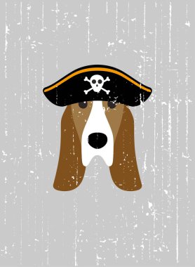 Köpek, bir şey serin tarzı giyiyor portresi