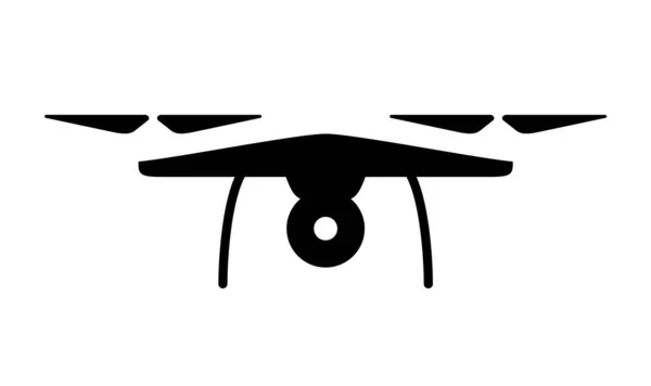 Drón Ikon Tervezés Repülés Vektor Illusztráció — Stock Vector
