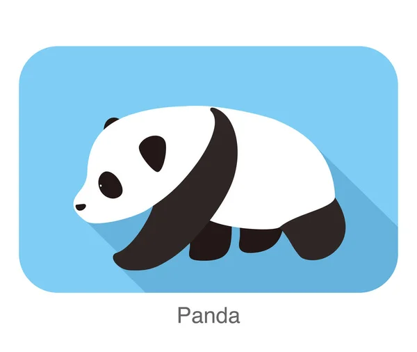 Bebê Panda Bonito Design Plano Ilustrador Vetorial Vetores De Stock Royalty-Free