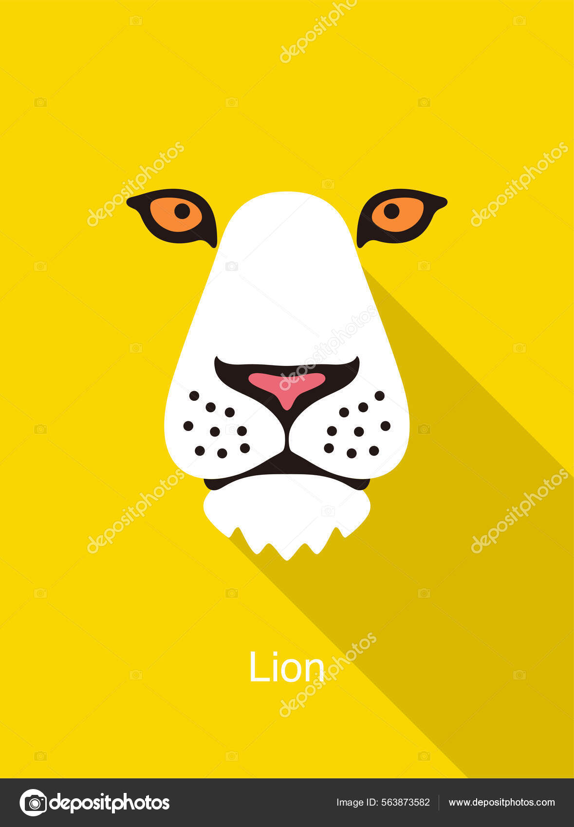 狮子卡通脸像国王一样矢量图解图库矢量图©hakule 563873582, image size:1179x1700
