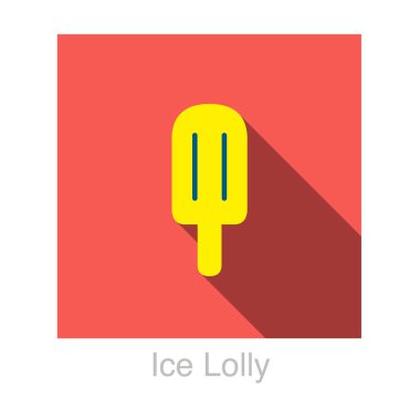 Dondurma gıda simge tasarlamak vektör