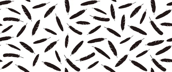 Tüy dikişsiz desen, vektör çizimi