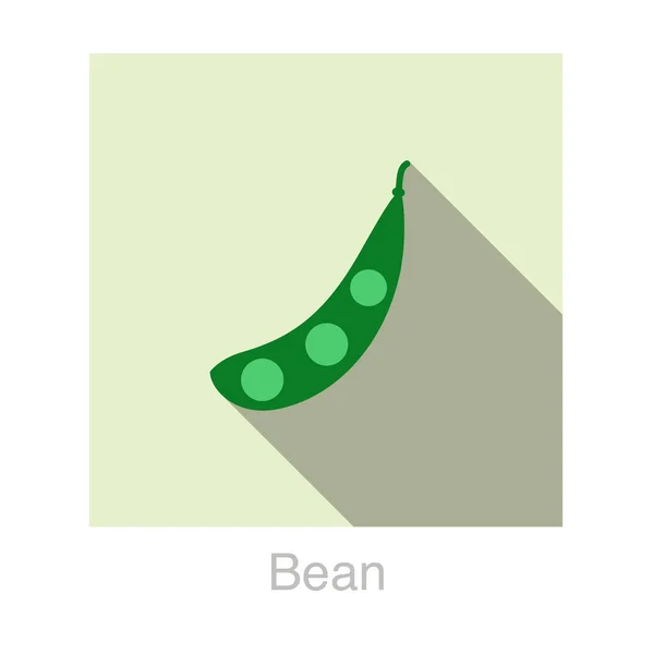 豆食品フラット アイコン デザイン ベクトル図 — ストックベクタ