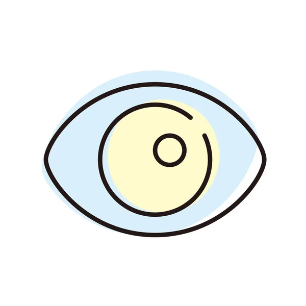 Human Eye Icon Vector Illustration — Stock Vector