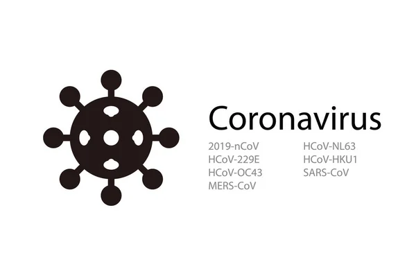 Sinal Vírus Corona — Vetor de Stock