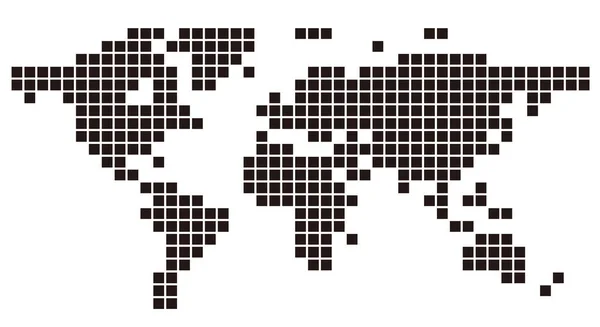 Map World Pattern Mosaic Dots Seamless — ストックベクタ