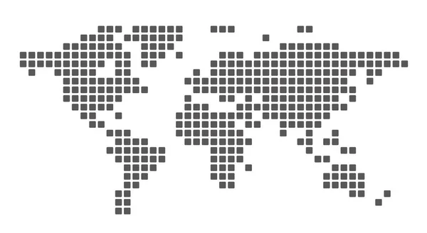 Map World Pattern Mosaic Dots Seamless — ストックベクタ