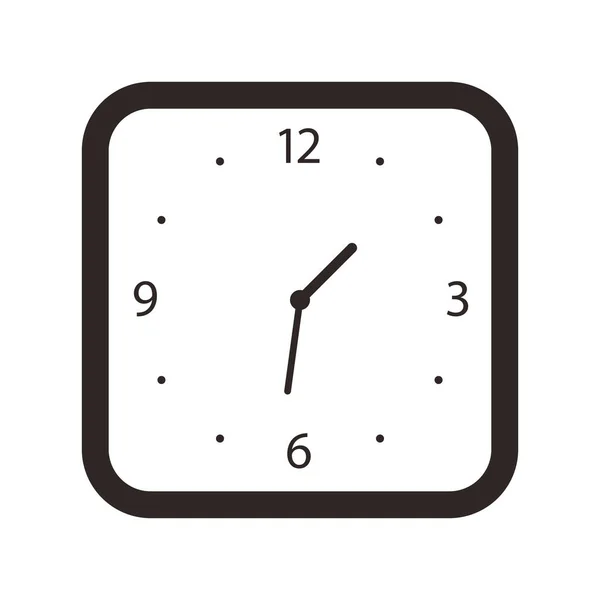 Ρολόι Μόδας Επίπεδη Εικονίδιο Σχεδιασμός Ρολόι Εικονίδιο Διάνυσμα — Διανυσματικό Αρχείο