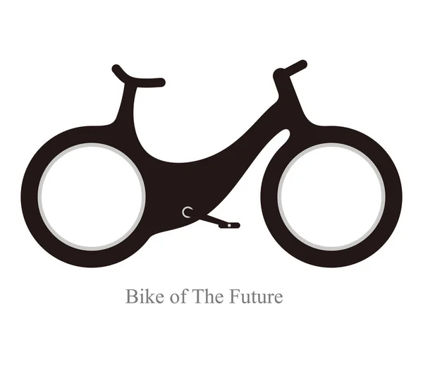 Bicicleta Moderna Futura Ilustração Vetorial — Vetor de Stock