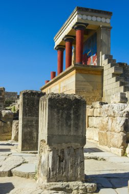 Knossos Sarayı'nda crete, Yunanistan