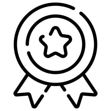 badge, label line icon isolated on white background