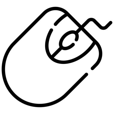 Fare Satırı Simgesi Beyaz Arkaplanda İzole Edildi