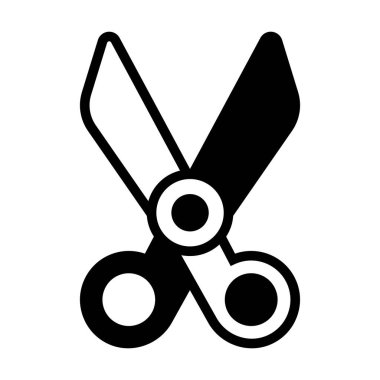 scissors, cut icon isolated on white background