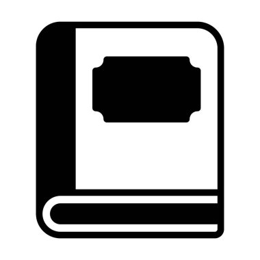 book, dictionary icon isolated on white background