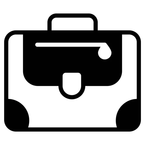 Handbag Icon Isolated White Background — ストックベクタ