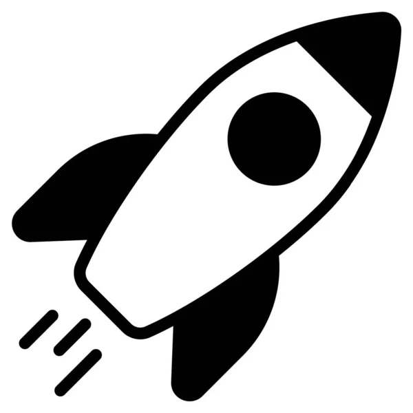 Startup Launch Icon Isolated White Background — 图库矢量图片