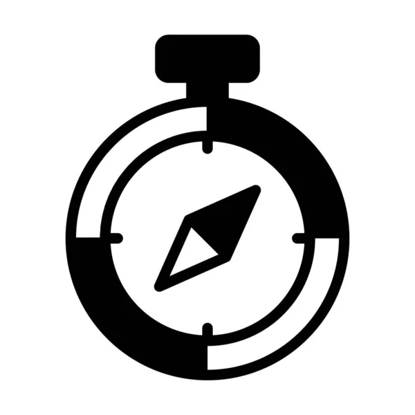 Kompass Symbol Isoliert Auf Weißem Hintergrund — Stockvektor